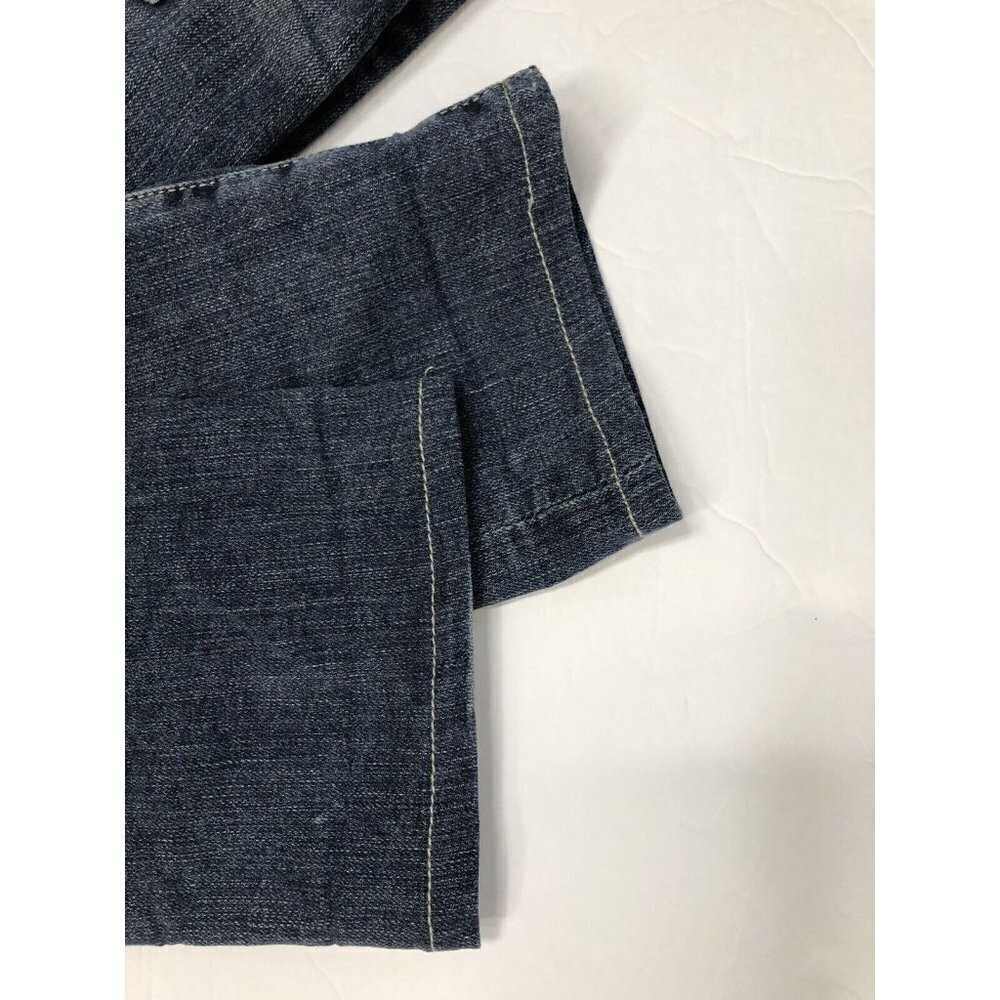 7‎ For All Mankind Roxanne Womens 26x32 Blue Denim Jeans Skinny Stretch - Picture 8 of 8